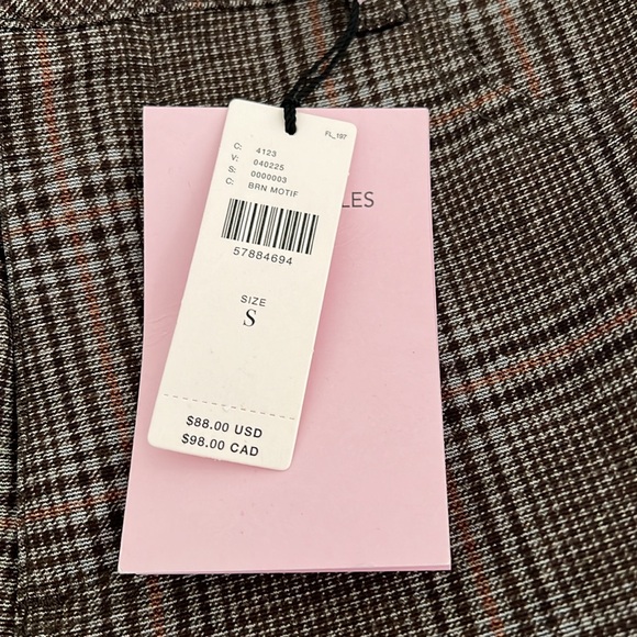 Avec les Filles plaid pants small (Anthropologie) - Picture 4 of 7